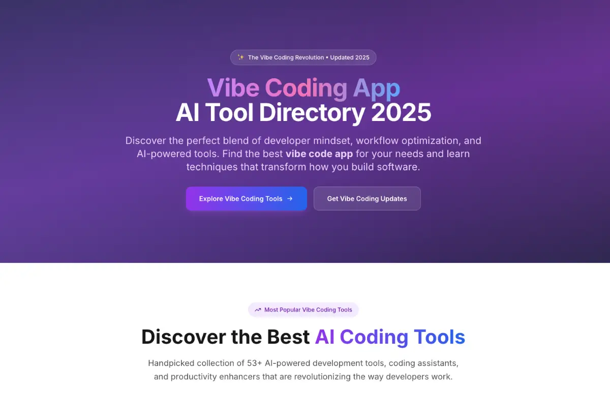 Vibe Coding App screenshot 1