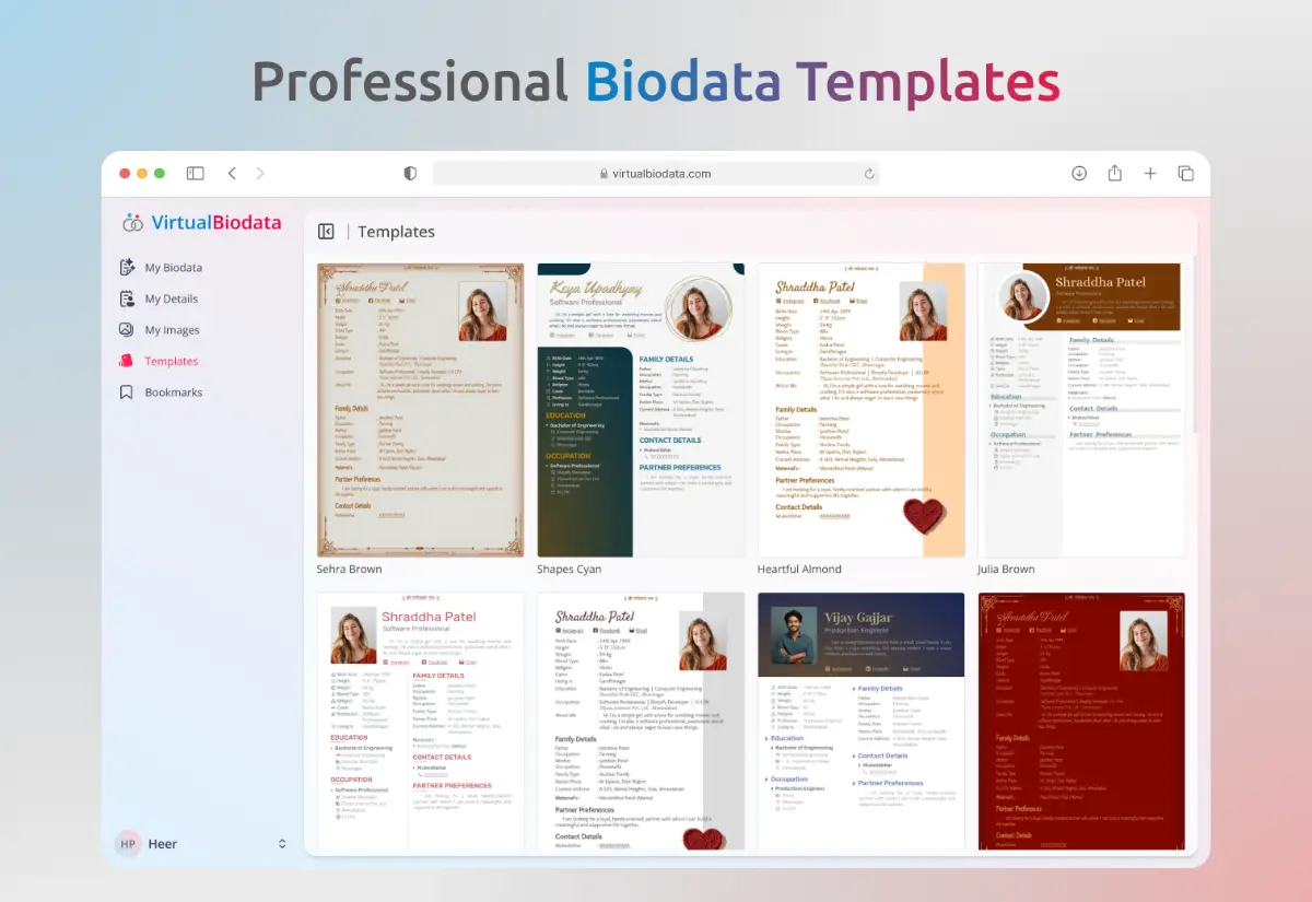 VirtualBiodata screenshot 3