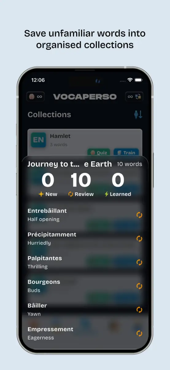 Vocaperso screenshot 2