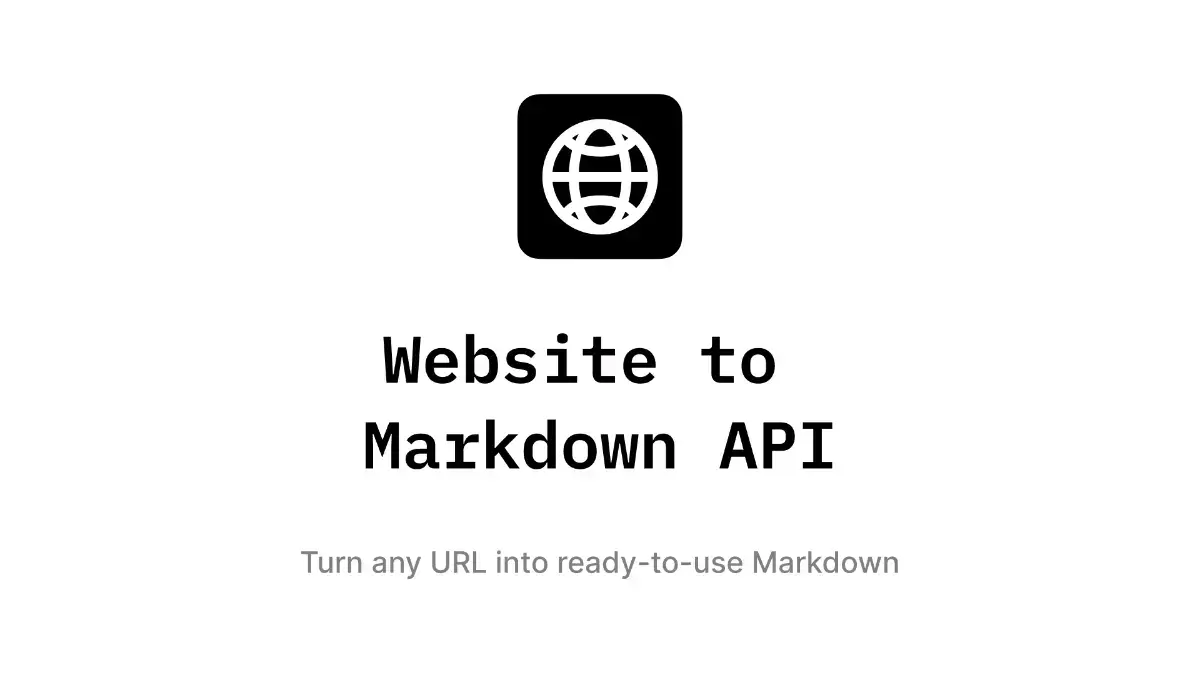 Website to Markdown API screenshot 2