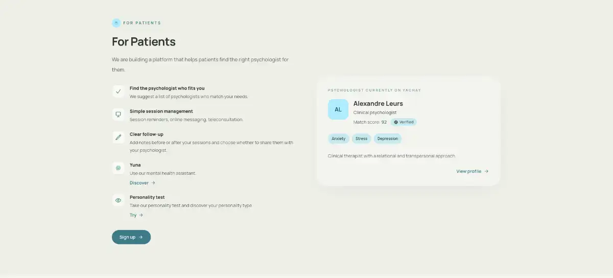 Yachay.care screenshot 2