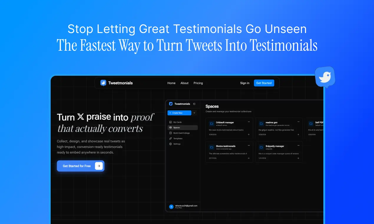 Tweetmonials product image