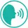 Logo of AI language learning program -Speakpal
